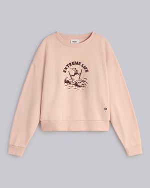 Extreme Life Cropped Sweatshirt Glassé from Brava Fabrics