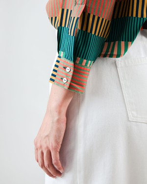 Atlantic Prnited Blouse from Brava Fabrics
