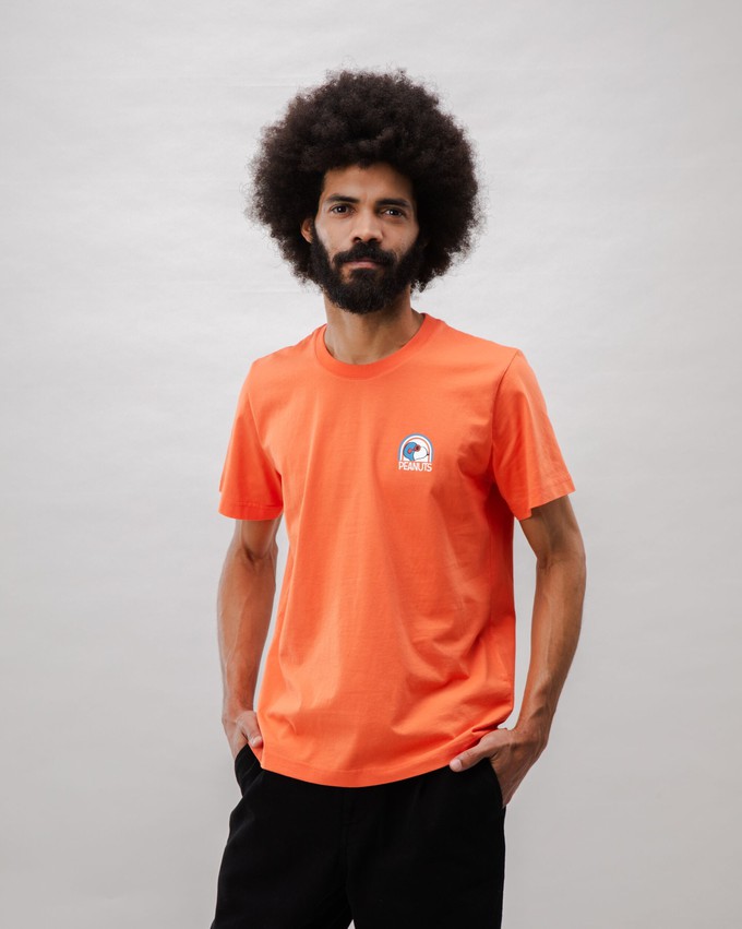 Peanuts Flying Ace Baumwoll-T-Shirt Roter Ton from Brava Fabrics