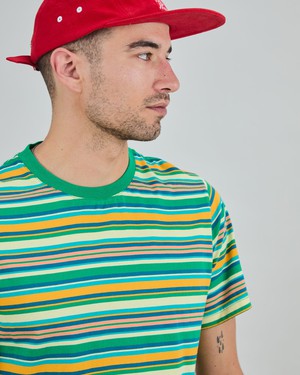 Stripes Regular T-Shirt Green from Brava Fabrics