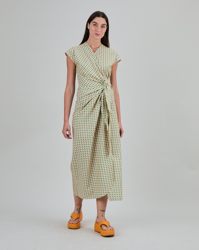 Sardinas Kimono Dress Yellow from Brava Fabrics