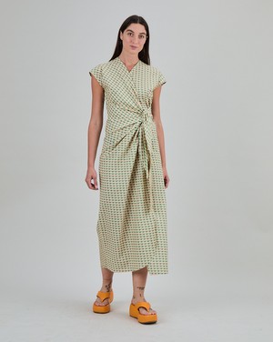 Sardinas Kimono Dress Yellow from Brava Fabrics