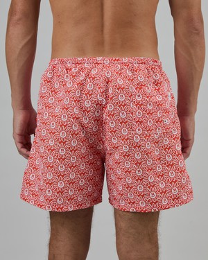 Asis Percales Daisy Swimwear Red from Brava Fabrics