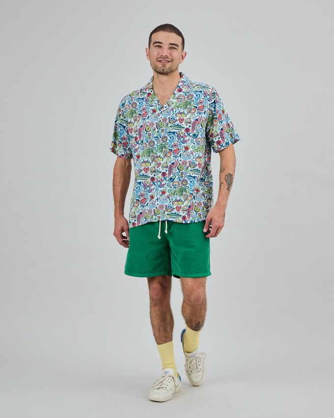 This is Asis Aloha Shirt from Brava Fabrics