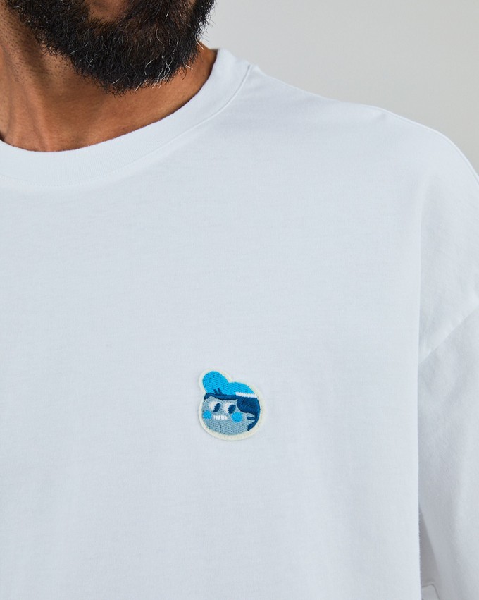 Geco Friends Oversize T-Shirt White from Brava Fabrics