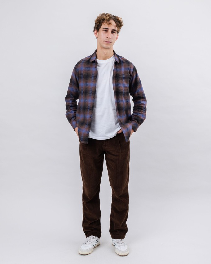 Pixel Check Overshirt from Brava Fabrics