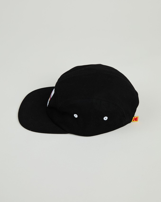 Kodak 5 Panel Cap Black from Brava Fabrics