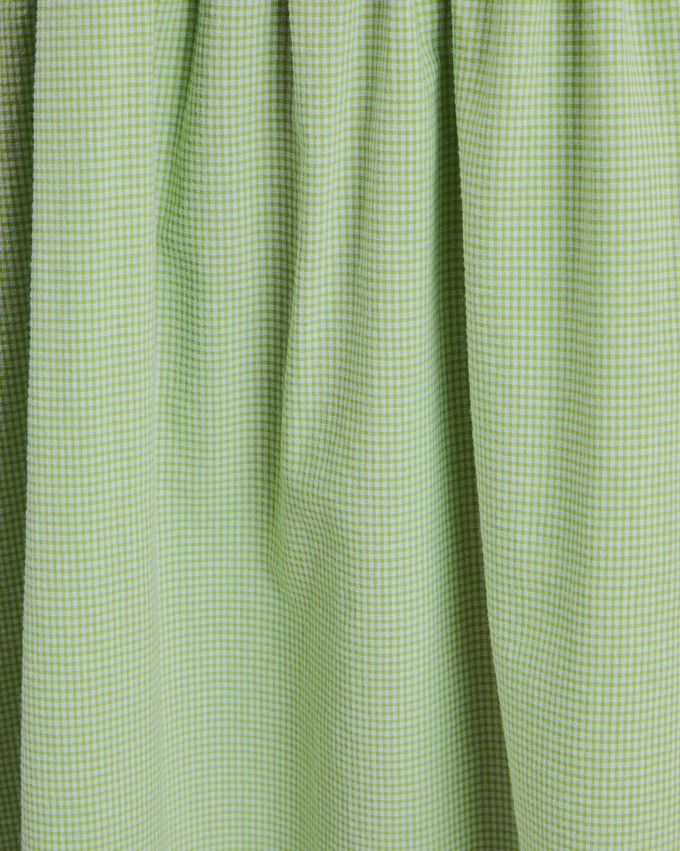 Checks Oversize Shorts Dress Green from Brava Fabrics