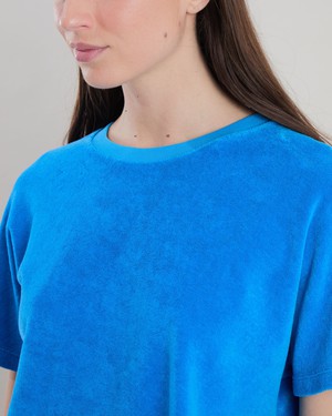 Terry oversize Tee Blue from Brava Fabrics