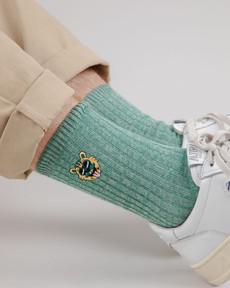 Yeye Weller Socks Ocean via Brava Fabrics