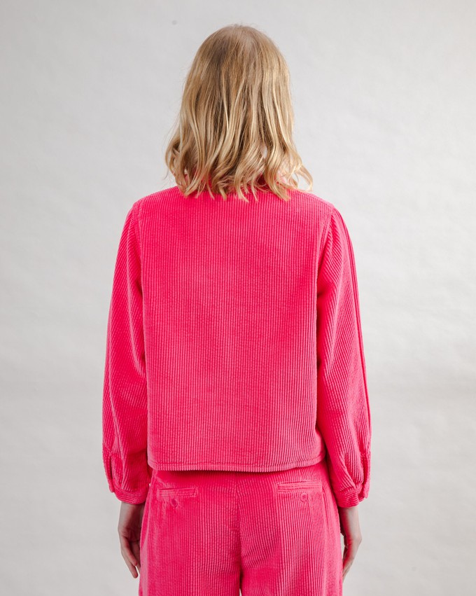 Corduroy Boxy Shirt Pink from Brava Fabrics