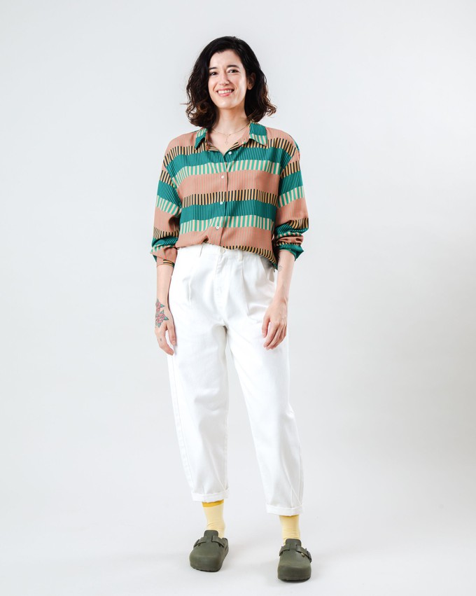Atlantic Prnited Blouse from Brava Fabrics
