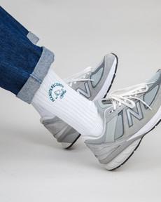 Peanuts Records Deejay Socks White via Brava Fabrics