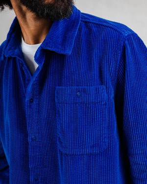 Corduroy Overshirt Klein Blue from Brava Fabrics