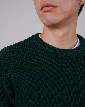 Waterfront Wool Sweater Green from Brava Fabrics