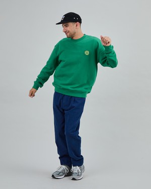 Asis Percales Daisy Sweatshirt Green from Brava Fabrics