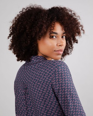 Blusa Lips Prune from Brava Fabrics