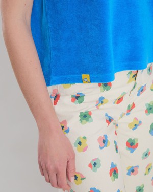 Terry oversize Tee Blue from Brava Fabrics