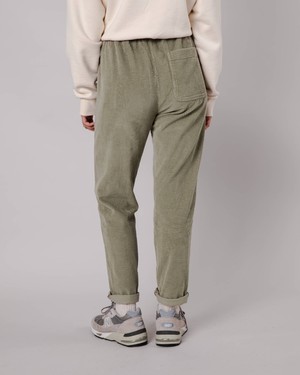 Patch Pocket Corduroy Pants Pale Green from Brava Fabrics