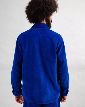 Corduroy Overshirt Klein Blue from Brava Fabrics