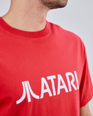 Atari Classic Logo Oversize T-Shirt Red from Brava Fabrics
