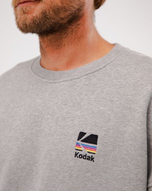 Kodak Color Oversize Sweatshirt Grey from Brava Fabrics