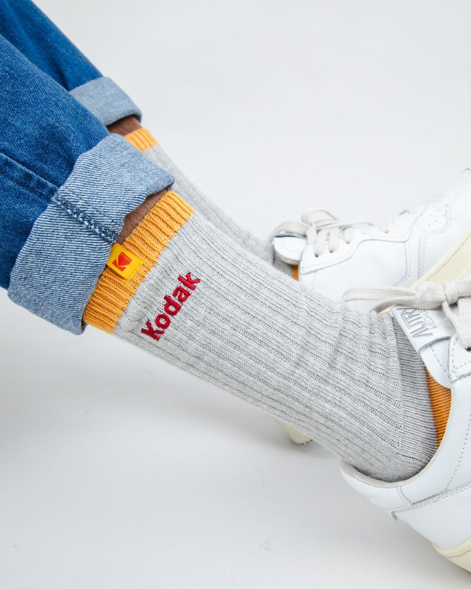Kodak Block Ribbed Socks from Brava Fabrics