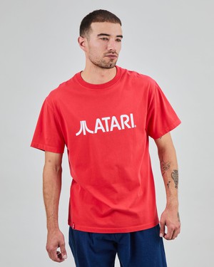 Atari Classic Logo Oversize T-Shirt Red from Brava Fabrics