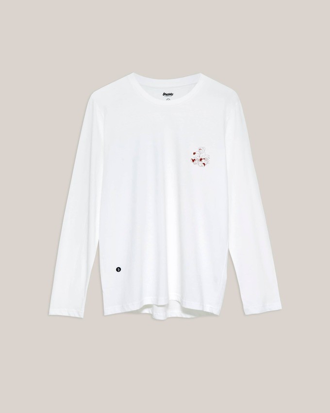 Sleight Longsleeved T-Shirt White from Brava Fabrics
