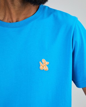 Doggy Balloon Patch T-Shirt Blue from Brava Fabrics