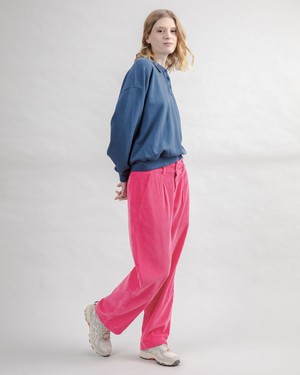 Corduroy Pleated Pants Pink from Brava Fabrics