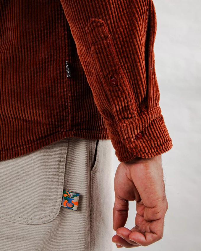 Corduroy Overshirt Copper from Brava Fabrics