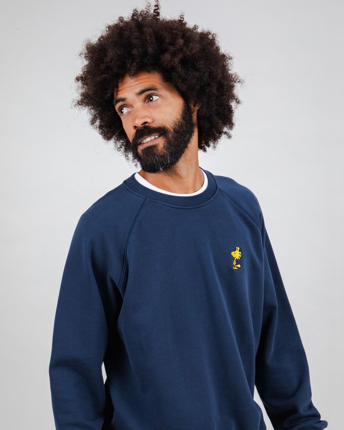 Peanuts Woodstock Sweatshirt Navy from Brava Fabrics