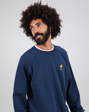Peanuts Woodstock Sweatshirt Navy from Brava Fabrics