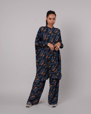 Ucon Palma Wide Leg Pants Navy from Brava Fabrics