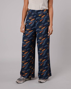 Ucon Palma Wide Leg Pants Navy from Brava Fabrics