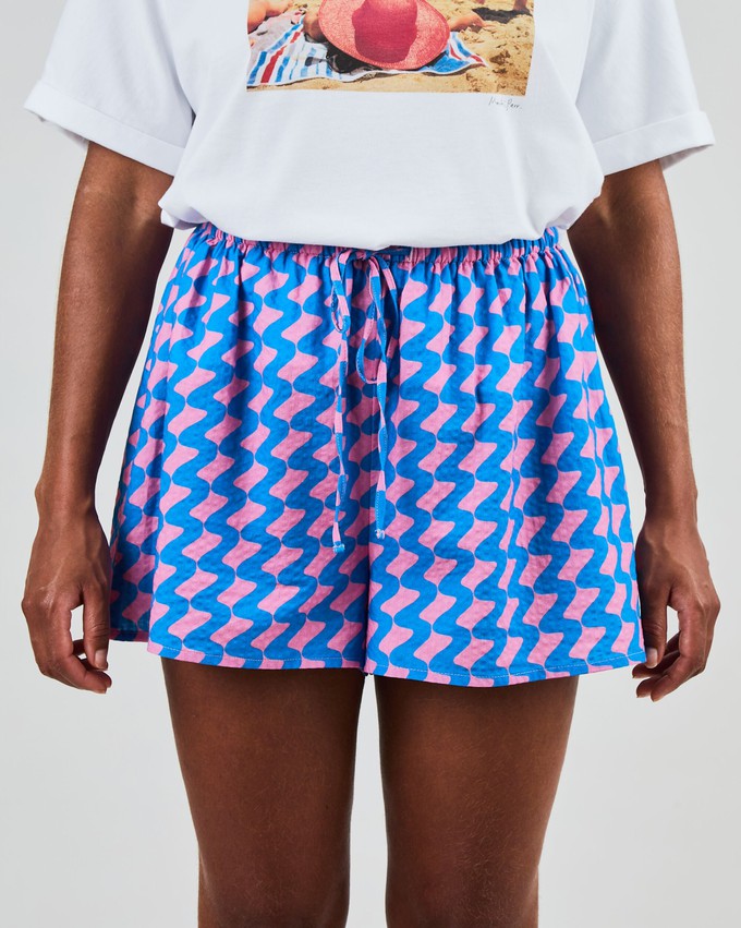 Gum Bali Loose Shorts Blue from Brava Fabrics
