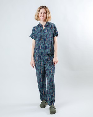Borneo Batwing Blouse Navy from Brava Fabrics