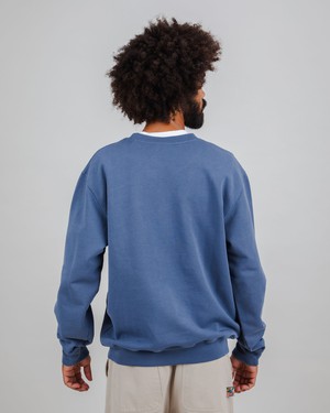Peanuts Classic Records Sweatshirt Blue from Brava Fabrics