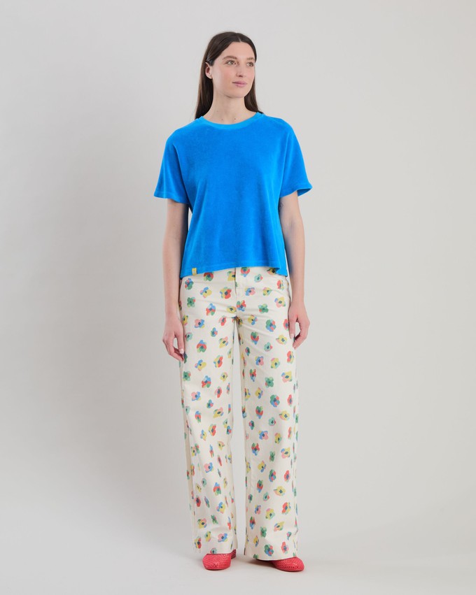 Terry oversize Tee Blue from Brava Fabrics