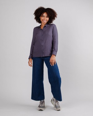 Blusa Lips Prune from Brava Fabrics