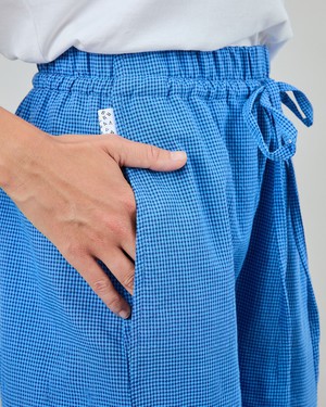 Checks Balloon Pants Blue from Brava Fabrics