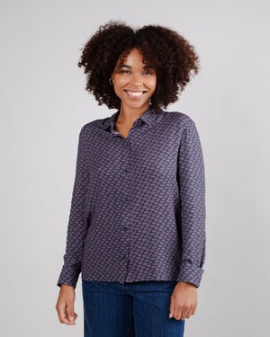 Blusa Lips Prune from Brava Fabrics