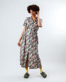 Helios Long Dress Ecru via Brava Fabrics
