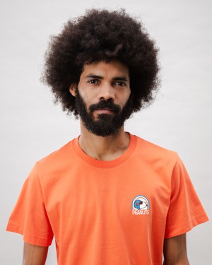 Peanuts Flying Ace Baumwoll-T-Shirt Roter Ton from Brava Fabrics