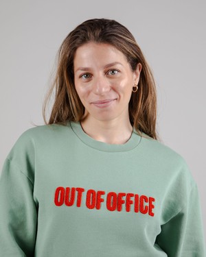 Out of Office Sweatshirt Mint from Brava Fabrics