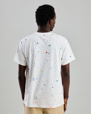 Splash Paint Tshirt Ecru from Brava Fabrics