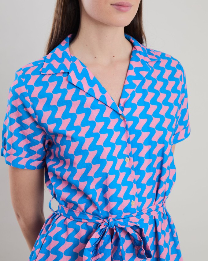 Gum Long dress Blue from Brava Fabrics