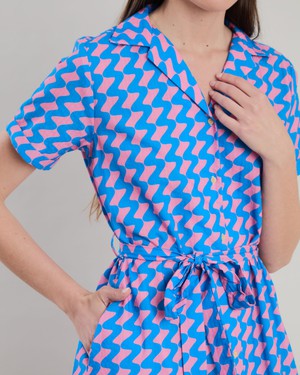 Gum Long dress Blue from Brava Fabrics