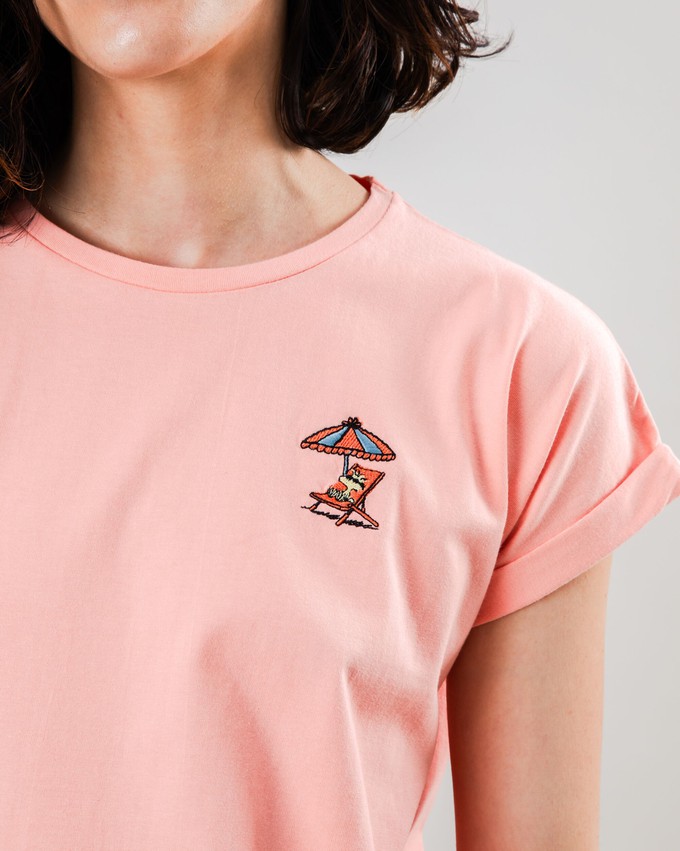 Peanuts Tropical Scoop Tee Pink from Brava Fabrics